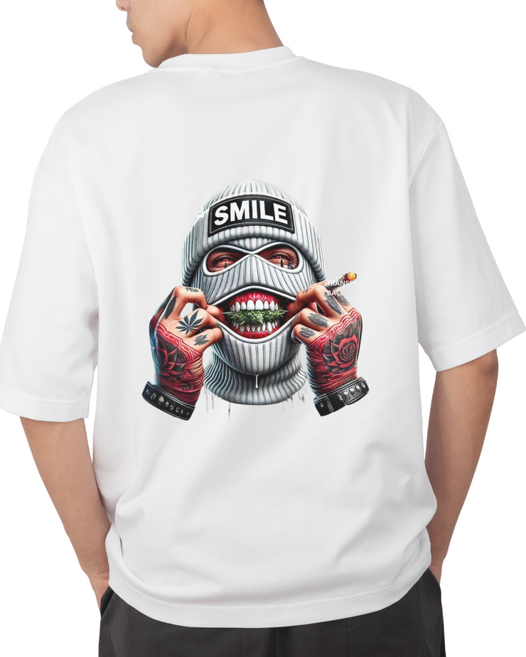 Gangster Style Oversized T-Shirt – Bold Graphic Streetwear